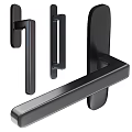 Casement Windows With Various Designs Metal Frames Glass Panels And Hardware