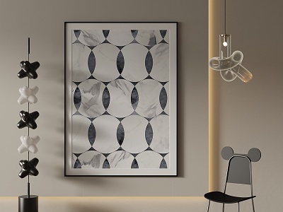 decorative painting 3d model