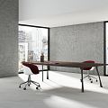 Modern Conference Table and Chair Office Conference Table 3d model