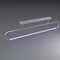 Laboratory Metal Structure With Purple Light Strip And Stable Design For Experiments 3d model