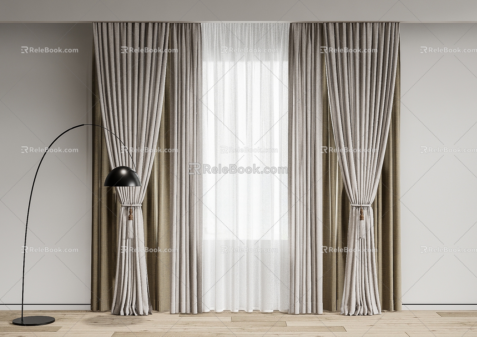 modern curtain fabric curtain gauze curtain fabric curtain model