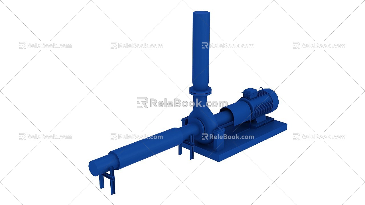 High-pressure circulation device l Steel area equipment l Industrial equipment 3d model