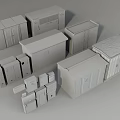 Various Types of Industrial Control Cabinets and Electrical Enclosures in Different Sizes