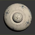 Traditional Carved Ceramic Vase With Blue Dragon Patterns And Decorative Lid