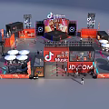 Douyin Music Festival Outdoor Event Setup With JD.COM Stage And Seating Area