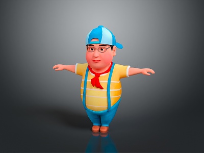 Children Baby Cartoon Children Boy Little Boy Cartoon Boy 3d model