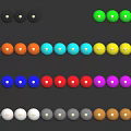 Colorful Christmas Decorative Balls With Shiny Finish In Multiple Colors For Holiday Decorations