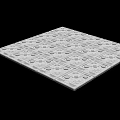 Industrial Equipment Square Metal Panel With Circular Grooves For Industrial Use