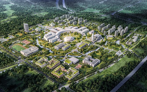 Modern Hangzhou West Lake University Yungu Campus Hangzhou West Lake University Yungu Campus Phase I 3d model