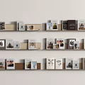 Modern Bookshelf 3d model