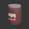 DATLI Red Fruit Jam in Glass Jar with Colorful Fruit Label