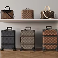 Bag Suitcase Trolley Case 3d model