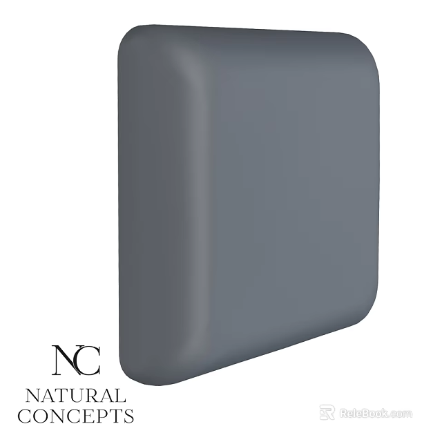 Modern Gray Square Outdoor LED Light For Garden Pathway Illumination 3d model 