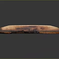 Natural Wooden Round Cutting Board With Handcrafted Knife And Smooth Texture