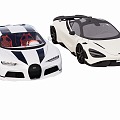 Super Run Bugatti McLaren 3d model