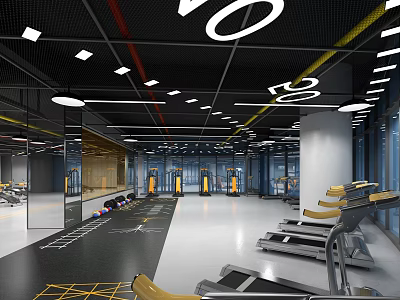 Gym 3d model
