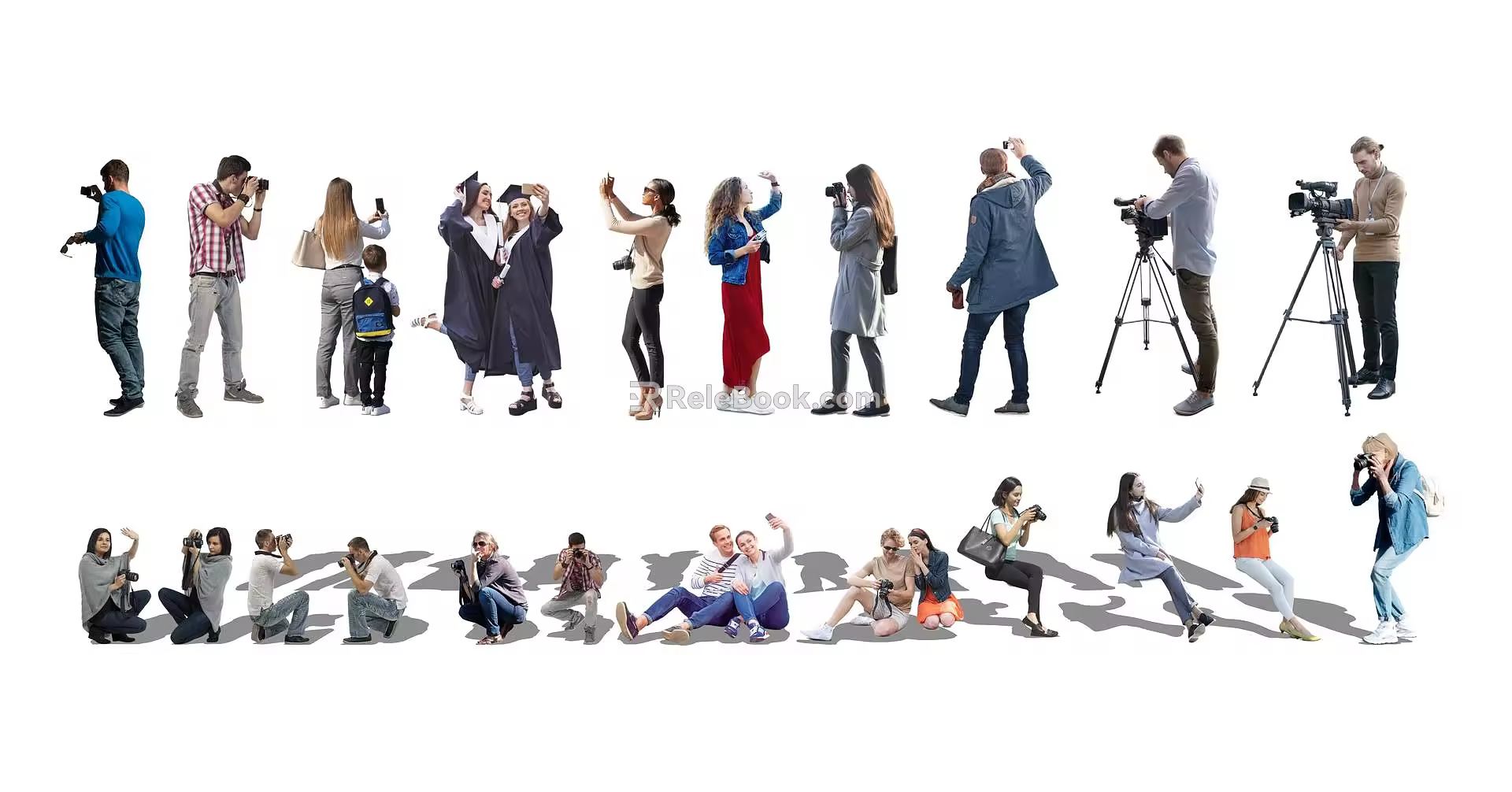 Modern Multiplayer Characters 3d model