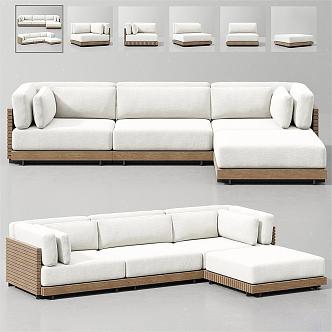 CAICOS Modular Sofa 3d model