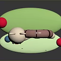 Snail Cartoon Snail Small Snail Reptile Cold Blooded Animal Reptile 3d model