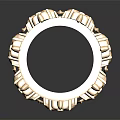Exquisite Golden Crown Jewelry With Intricate Ornate Design And Shiny Details