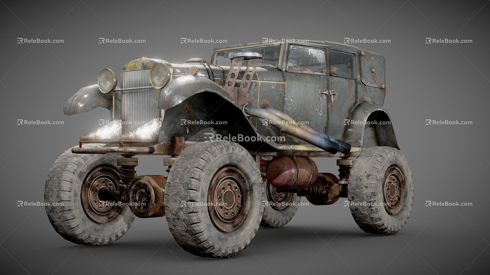 Monster Truck After Doom 3d model