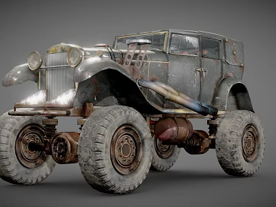 Monster Truck After Doom 3d model