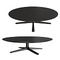 Prostoria modern Italian minimalist round coffee table 3d model