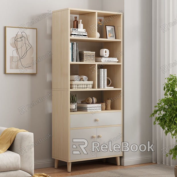 Modern Shelf Bookshelf model