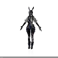 3D Rendered Armored Fantasy Warrior With Horned Helmet And Detailed Armor
