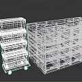 Multi Drawer Storage Cabinets With Mobile Shelves And Layered Organizational Design