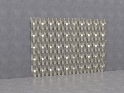 Bump background wall 3d model