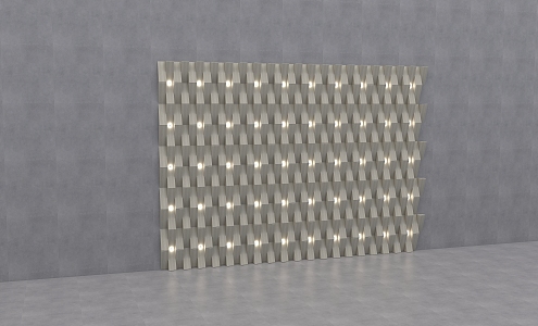 Bump background wall 3d model