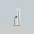 Electric Vehicle Charging Station With Digital Display And Charging Cable