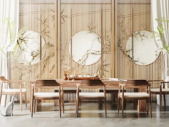 New Chinese Tea Table and Chair 3d model