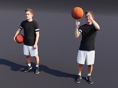 figure athlete basketball athlete sports athlete exercise athlete 3d model