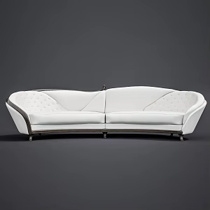 modern double sofa 3d model