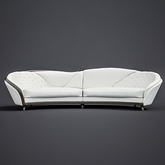 modern double sofa 3d model