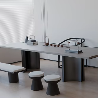 Modern Tea Room 3d model