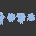 Decorative Ornament Set With White Hydrangea Flowers Green Leaves Height 1.1 To 1.15 Meters