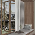 -Silent Wind, Middle and Ancient Wind, Floating Window 3d model