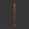 Wooden Decorative Harp As Stylish Home Living Room Accessory With Ornate Design