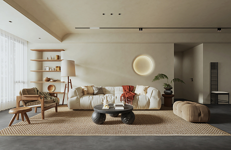 The Silent Living Room 3d model