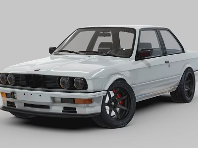 BMW E30 Coupe 3d model