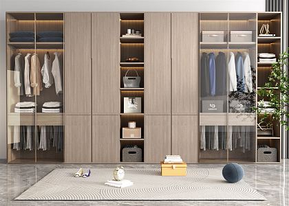 Modern wardrobe 3d model