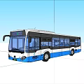 modern bus 3d model