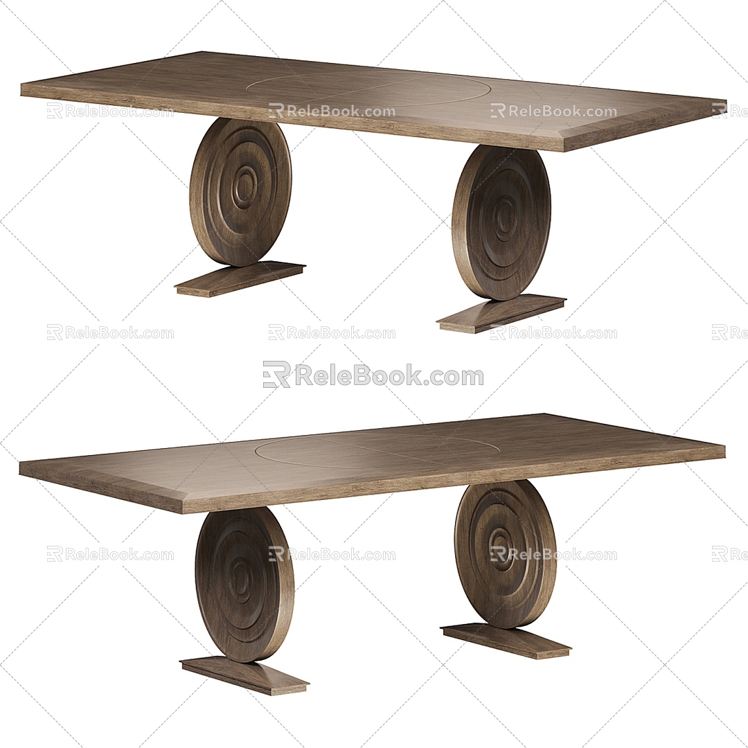 Hemingway table 3d model