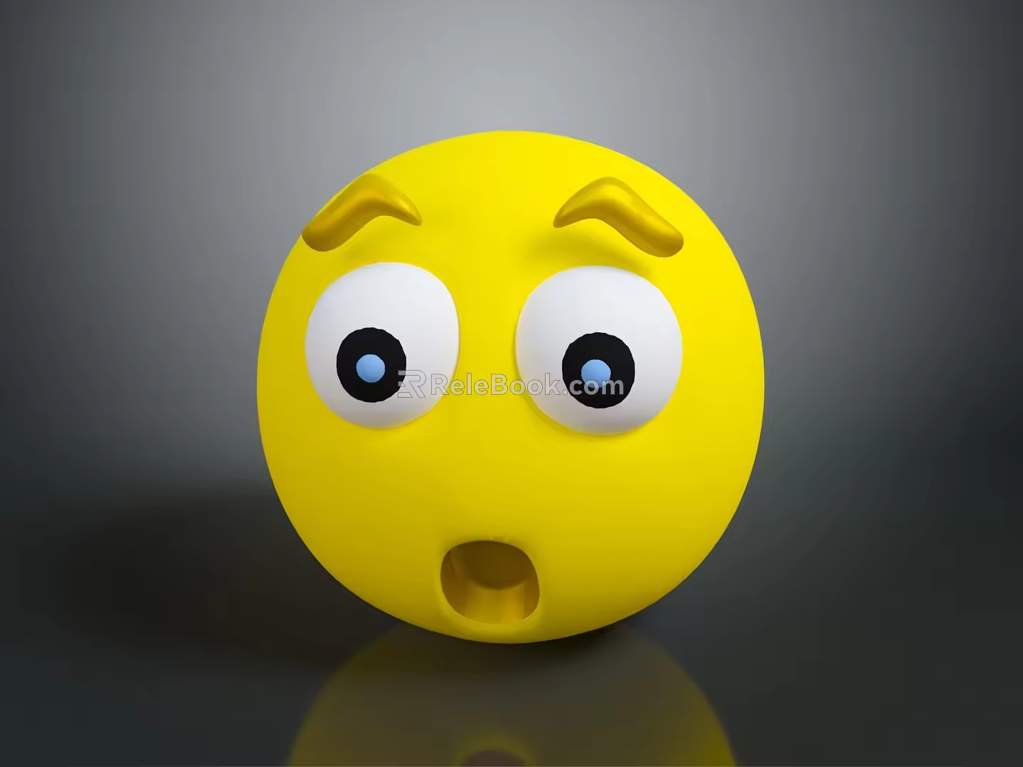 Expression package WeChat expression package cartoon expression cartoon face emoticon Yan text 3d model
