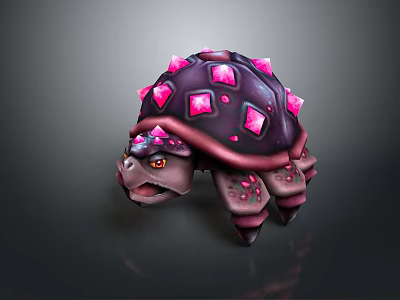 Turtle Cartoon Turtle Snapping Turtle Chickbill Turtle Reptile Cold Blooded Animal Reptile Class 3d model