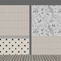 Various Tile Designs With Striped Patterns Floral Bird Motifs And Geometric Borders