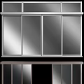 Modern windows 3d model